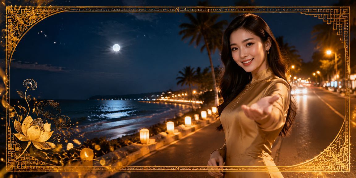Bãi biển Mũi Né với hình ảnh người chơi trải nghiệm ưu đãi VIP trên di động